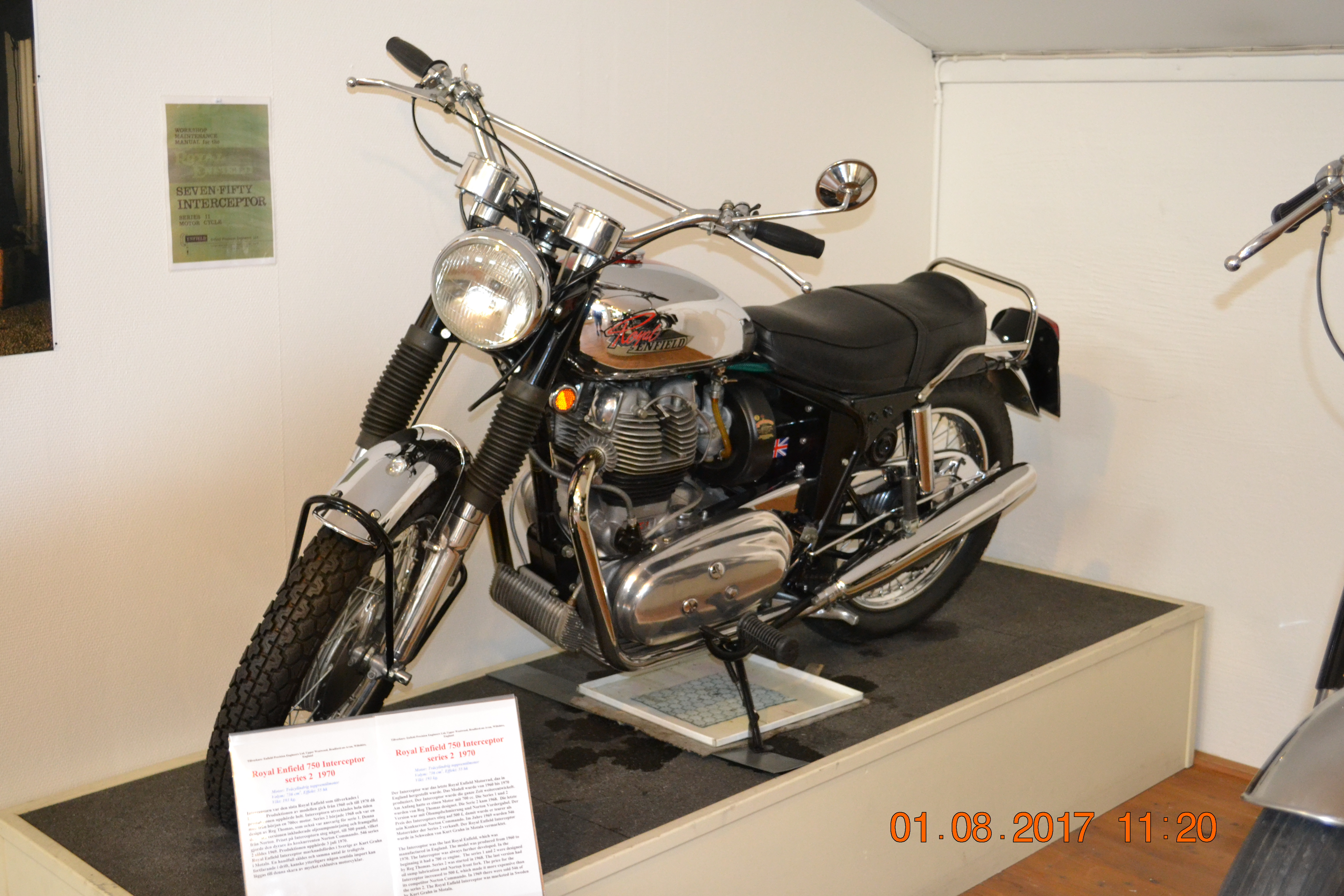 Royal Enfield 750 Intereceptor Serie 2, 1970