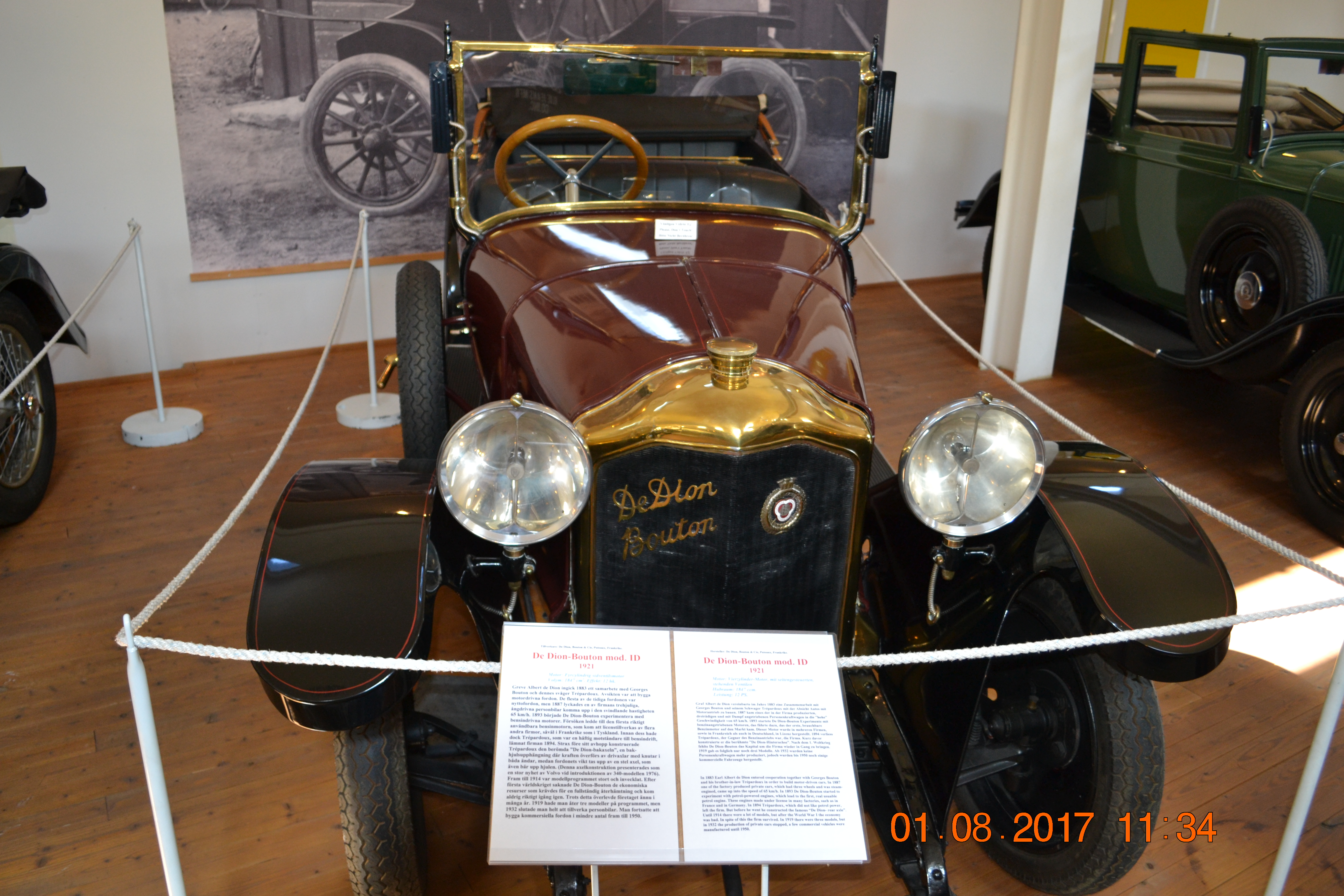 De Dion-Bouton Mod. 1D, 1921