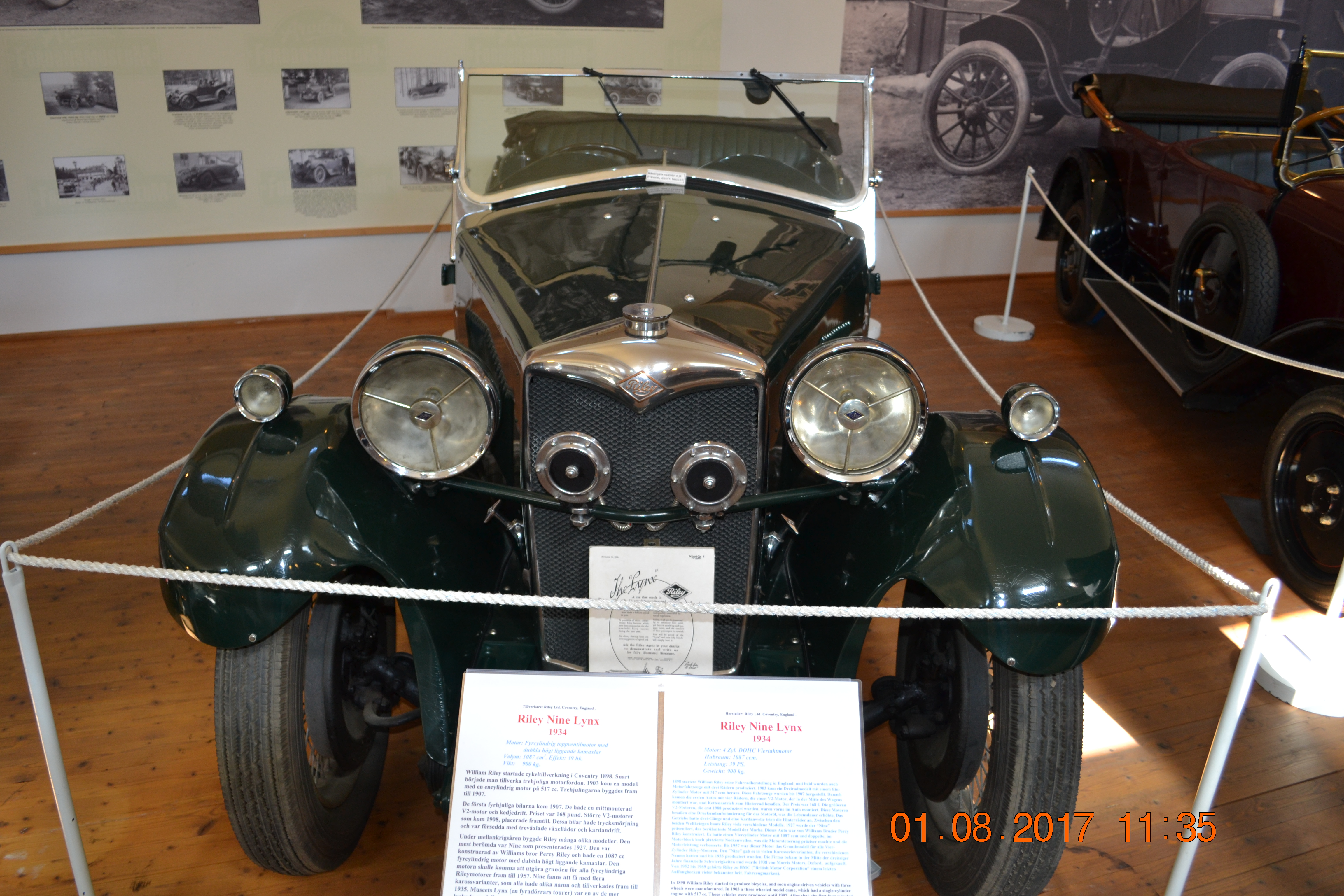 Riley Nine Lynx, 1934